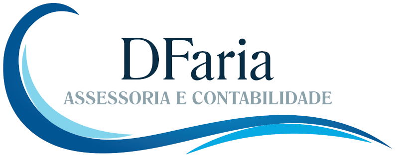 logomarca da empresa D Faria